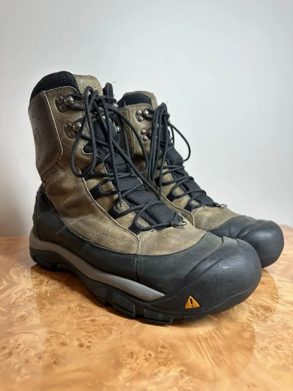 KEEN Revel IV High Polar Insulated Waterproof Winter Boots Brown Men’s 10